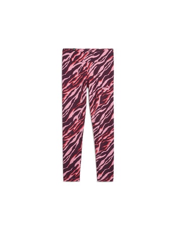 Puma All-Over Animal Print Leggings, Mauve product photo