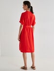 Jigsaw Bonita self check shift dress, Ruby product photo View 02 S