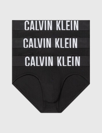 Calvin Klein Intense Power Cotton Brief, 3-Pack, Black product photo