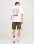 Jack & Jones Cole Barkley Cargo Shorts, Olive product photo View 03 S