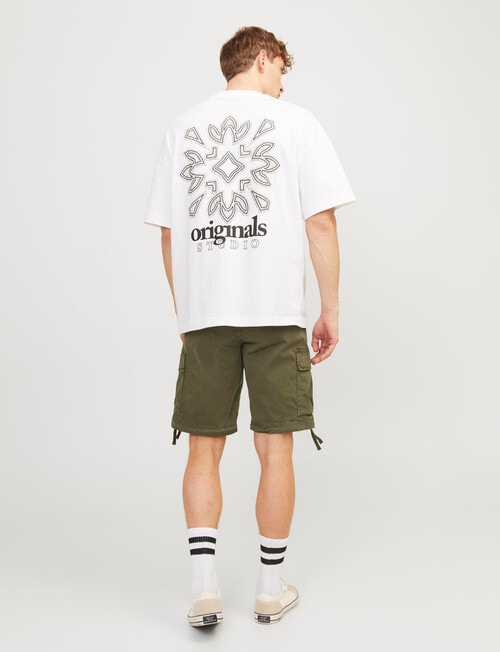 Jack & Jones Cole Barkley Cargo Shorts, Olive product photo View 03 L