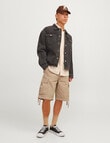 Jack & Jones Cole Barkley Cargo Shorts, Crockery product photo View 02 S