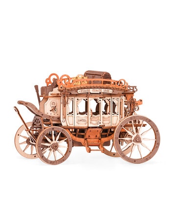 DIY Kits Rokr Mechanical Music Box Stage Coach product photo