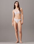 Calvin Klein Sheer Marquisette Lace Thong Brief, Plein Air, XS-L product photo View 03 S