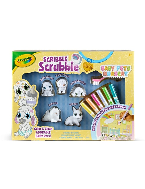 Crayola Scribble Scrubbies Baby Pets Nursery product photo View 02 L