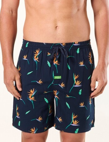 Mitch Dowd Mido Paradise Short Woven Bamboo Short, Navy product photo