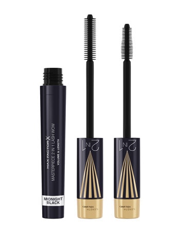 Max Factor Masterpiece 2in1 Lash Wow Mascara, Super Black product photo