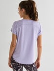 Superfit Limitless Short Sleeve Tee, Lilac product photo View 02 S