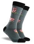 Mitch Dowd Skating Pork Bamboo-blend Crew Socks, Black product photo