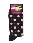 Mitch Dowd Piggy Super Fine Cotton-blend Crew Socks, Navy product photo View 02 S