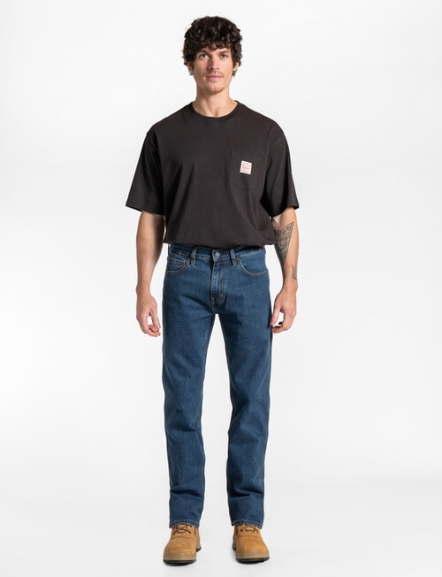 Levis 505 Workwear Regular Jean, Dark Stone product photo