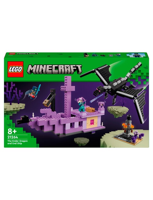 LEGO Minecraft The Ender Dragon and End Ship, 21264 product photo View 02 L
