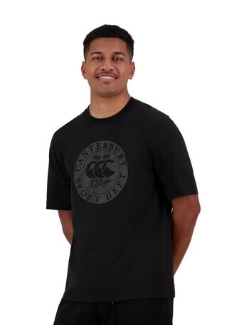 Canterbury Sport Dept. Logo Short Sleeve T-Shirt, Jet Black product photo