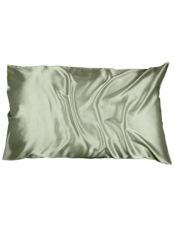 Simply Essential Satin Pillow Slip, Moss product photo