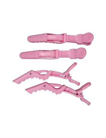 Mae Alligator Clips Pink, 4-Pieces product photo