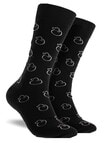 Mitch Dowd Glo Duck Cotton-blend Crew Sock, 3-Pack, Black & Blue product photo View 03 S