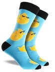 Mitch Dowd Glo Duck Cotton-blend Crew Sock, 3-Pack, Black & Blue product photo View 04 S