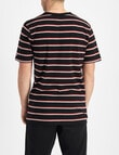 Champion Stripe Tee, Black, Dark Wood & Autumn product photo View 03 S