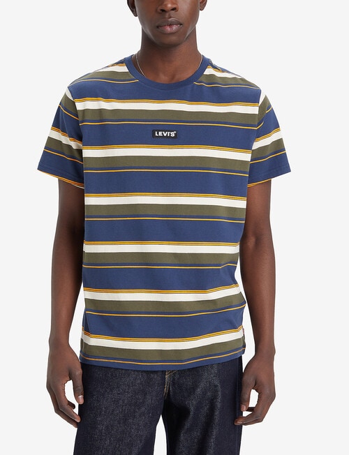 Levis Stripe Relaxed Short Sleeve Tee, Green product photo