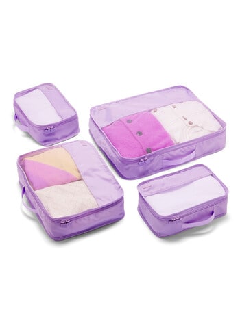 Lapoche Luggage Organiser, 4-Pack, Lilac product photo