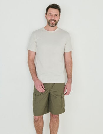 Chisel Ultimate Crew Neck Short Sleeve Tee, Bone product photo