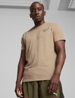 Puma Run Club Tee, Brown product photo View 03 S