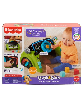 Fisher Price Laugh & Learn Sit & Steer Driver product photo
