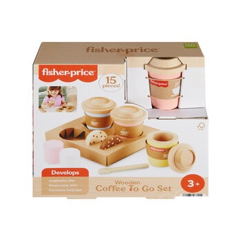 Fisher Price Wooden Coffee To Go Set product photo