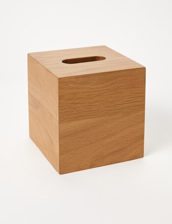 Domani Linari Oak Tissue Box Cover, Square product photo