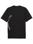 Puma Train All Day Big Cat Tee, Black product photo View 02 S