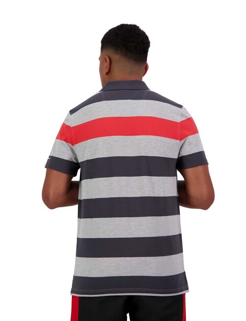 Canterbury Engineered Stripe Polo, Classic Marle product photo View 02 L