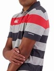 Canterbury Engineered Stripe Polo, Classic Marle product photo View 03 S