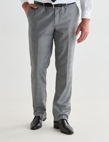 Laidlaw + Leeds Classic Windowpane Pant, Grey product photo