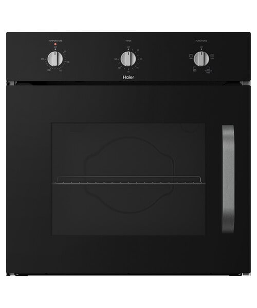 Haier 60cm Side Opening Door Wall Oven, Black, HWOS60S4MB1 product photo