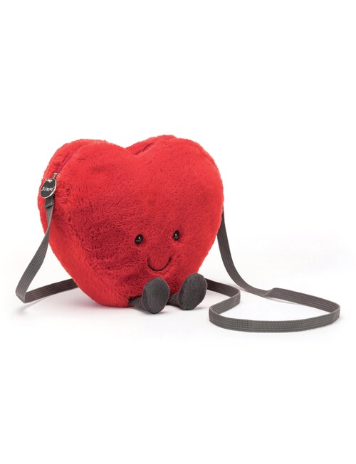 Jellycat Amuseables, Heart Bag, Red product photo