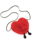 Jellycat Amuseables, Heart Bag, Red product photo View 02 S