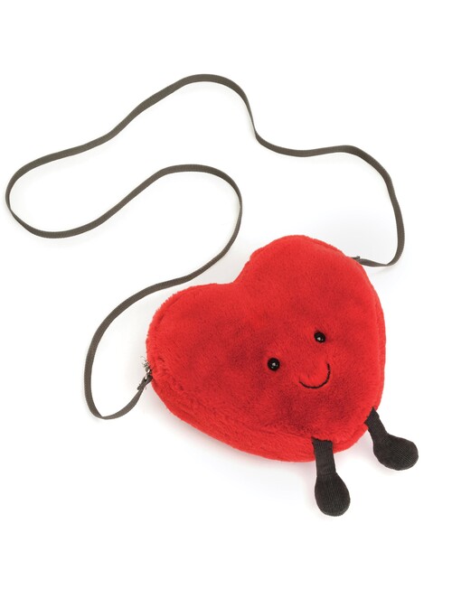 Jellycat Amuseables, Heart Bag, Red product photo View 02 L