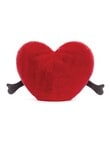 Jellycat Amuseables, Large Heart, Red product photo View 04 S