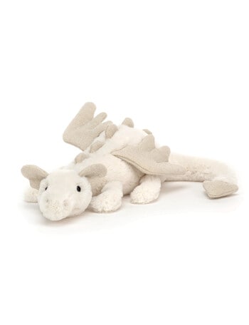 Jellycat Dragon Little, Snow product photo