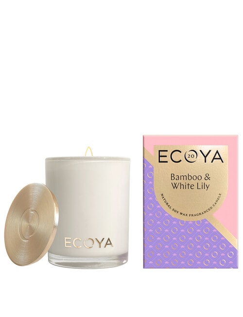 Ecoya Bamboo & White Lily Madison Candle, 400g product photo