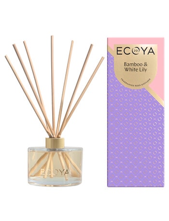 Ecoya Bamboo & White Lily Reed Diffuser, 200mL product photo