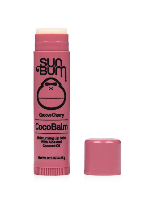 Sun Bum CocoBalm Lip Balm, Groove Cherry product photo