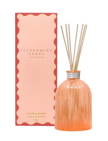 Peppermint Grove Large Diffuser, 350ml, Lychee & Guava product photo