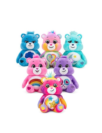 Care Bears Fun Size Glitter Soft Toy, Assorted product photo