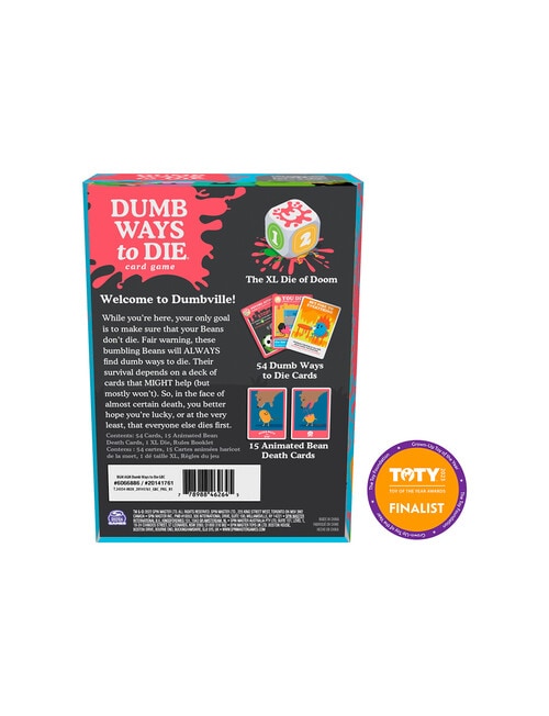 Games Dumb Ways To Die Card Game product photo View 08 L