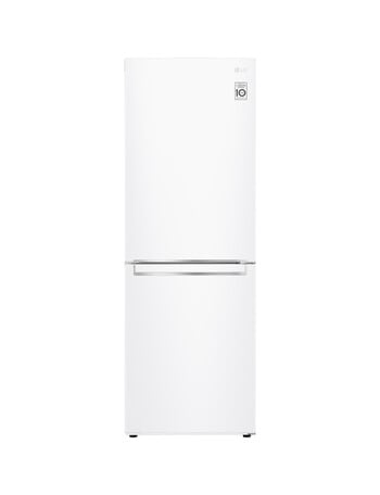 LG Electronics 306L Bottom Mount Fridge with Door Cooling, White, GB-335WL product photo