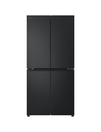 LG Electronics 530L Slim French Door Fridge, Matte Black, GF-B505MBL product photo