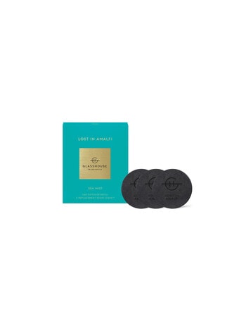 Glasshouse Fragrances 3 Replacement Scent Disks for Car Diffuser, Lost in Amalfi product photo