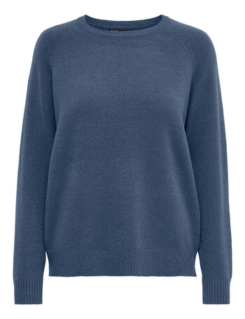 ONLY Lesly Kings Knit Pullover, Vintage Indigo product photo