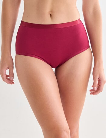 Lyric Marie Cotton Full Brief, Ruby, 10-26 product photo